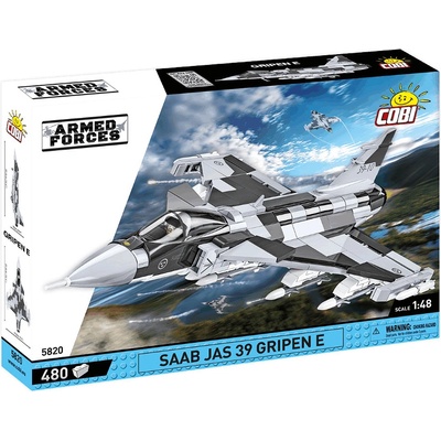 COBI 5820 Armed Forces Švédský víceúčelový bojový letoun SAAB JAS 39 Gripen E – Zboží Dáma