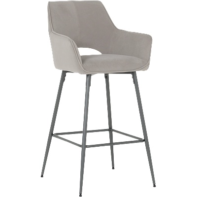 Carmen Бар стол telford 2 - светлосив mj 3