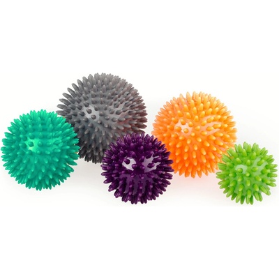 Bodhi Akupresúrne masážne loptičky Bodhi Spiky Ball, 4ks Ø 5, 6, 7, 8 cm