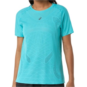 Asics Дамска тениска Asics Women's Metarun S/S Top Running shirt - Energy Aqua - размер XS (916-5451-0411)