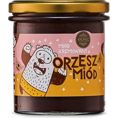 Nektárový med mnohokvetý krémový Krupiec 0,4 kg