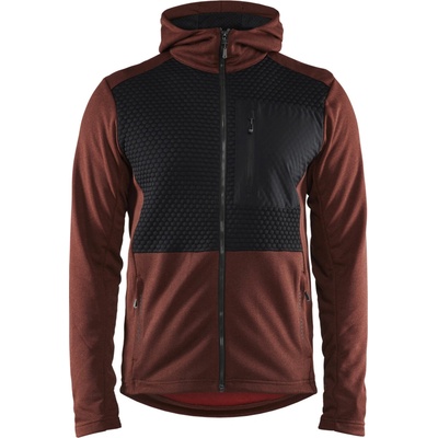 Blåkläder AB 3540 mikina se zipem po celé délce Burned Red/Black