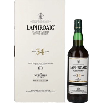 Laphroaig 34 y The Ian Hunter Story Book 4 46,2% 0,7 l (kazeta)