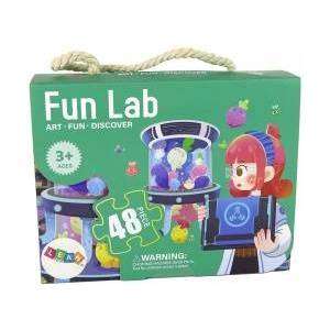 LEAN Toys Puzzles For Kids Laboratory Jigsaw Puzzle 48 elements