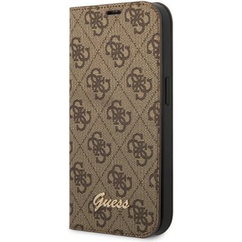 GUESS Калъф Guess GUBKP14MHG4SHW за iPhone 14 Plus 6.7"", кафяв / кафяв, 4G Vintage Gold Logo (GUE002299-0)