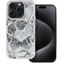 Coolcase TWINKI - Apple iPhone 16 Pro - stříbrné