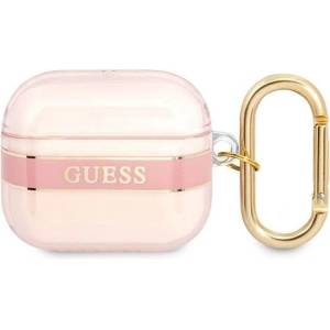 Guess Калъф Guess GUA3HHTSP за AirPods 3. розов, Strap Collection (GUE002019-0)