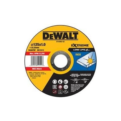 Dewalt DT43902, 125 x 2,2 x 1,0 mm