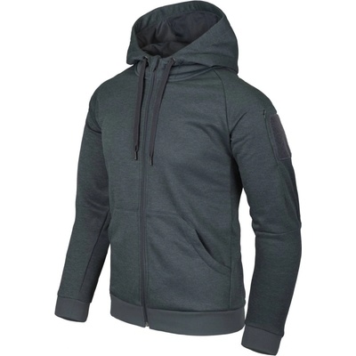Mikina Helikon-Tex Urban tactical Hoodie Black Grey Melange – Sleviste.cz