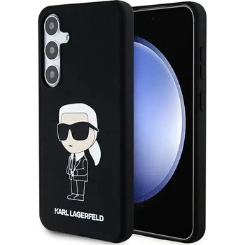 KARL LAGERFELD Кейс Karl Lagerfeld Silicone Ikonik за Samsung Galaxy S24 Plus, черен (KF001975-0)