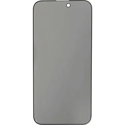 Prio 3D Anti-Spy Full Screen Curved Tempered Glass - калено стъклено защитно покритие с определен ъгъл на виждане за дисплея на iPhone 14 Pro Max (черен-прозрачен)