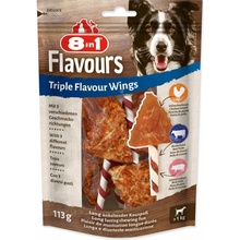 8in1 Triple Flavour Doplnková kŕmna zmes pre psov krídla 113 g