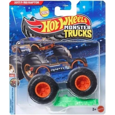 Mattel Hot Wheels: Мини камион-под играчка Monster Trucks - 2017 F-150 Raptor (JHY35)