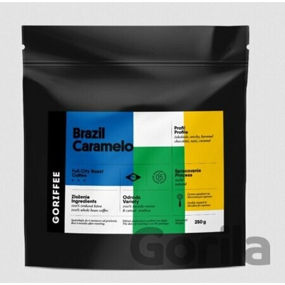 Goriffee Brazil Caramelo Natural Full City zrnková 250 g