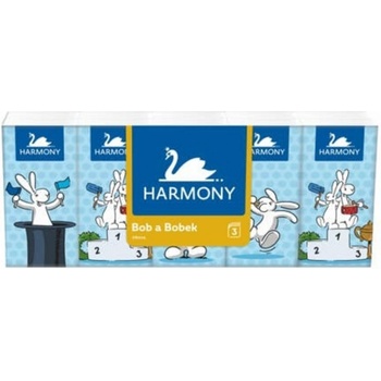 Harmony prima papírové kapesníčky 3-vrstvé 10 x 10 ks