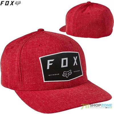FOX Badge Flexfit Hat Chilli 555