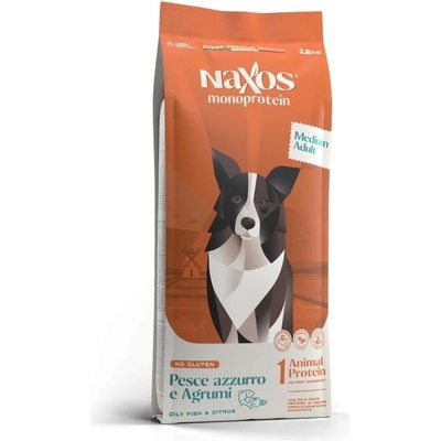Naxos monoprotein adult medium ryba s citrusy 12 kg