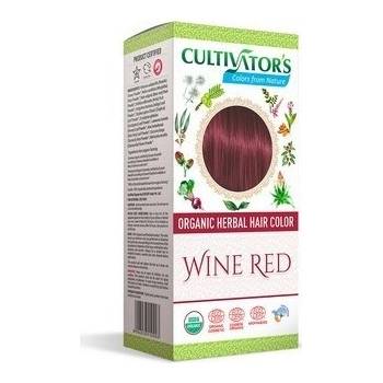 Cultivators přírodní barva na vlasy 14 Vínově červená