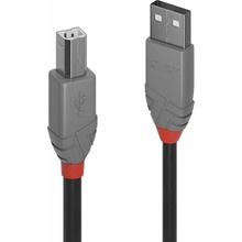 Lindy 36677 USB 2.0 USB-A zástrčka USB-B zástrčka 10m černý