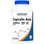 Nutricost Caprylic Acid 600 mg [120 Гел капсули]