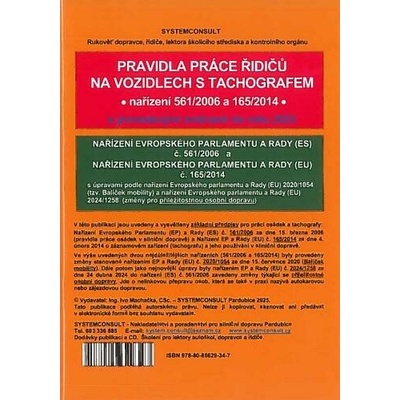Pravidla práce řidičů na vozidlech s tachografem -