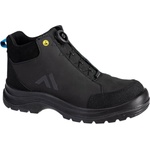 Portwest ridge mid fe02 / Композитни боти до глезена s3s esd - черно/синьо 36 (fe02bkb36)