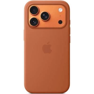 Apple Калъф Apple iPhone 17 Pro Silicone MagSafe - Terra Cotta mgfj4
