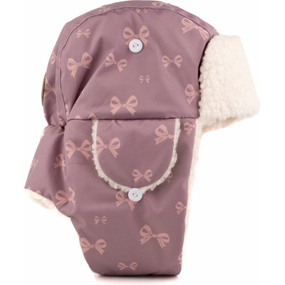 Dětská zimní čepice ušanka růžová EXANI PINK BOW – Zboží Dáma Dětská zimní čepice ušanka růžová EXANI PINK BOW – Zboží Dáma