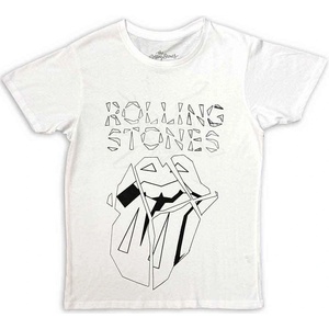 The Rolling Stones Hackney Diamonds Diamond Tongue Outline (Back Print) White XL Риза (RSTS238MW04)