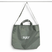 HAY Taška Grid Crossover Bag M Dark Green zelená
