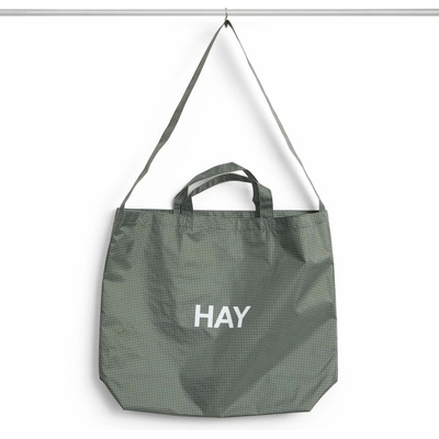 HAY Taška Grid Crossover Bag M Dark Green zelená