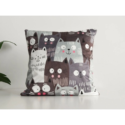 XPOSE Mikroplyš CATS 40 x 40 cm – Zboží Dáma