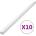 vidaXL Кабелен канал 40x40 мм 10 м PVC (155917)