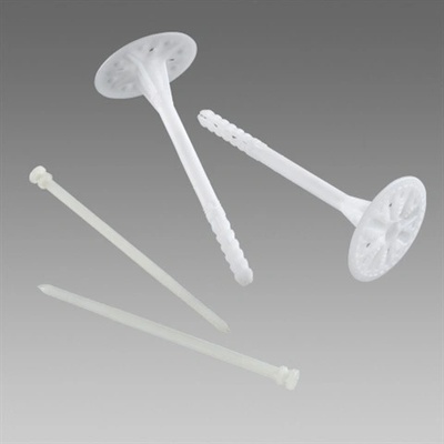 DEN BRAVEN Talířová hmoždinka PN 10 s plastovým trnem, natloukací, krátký rozpon 220mm – Sleviste.cz