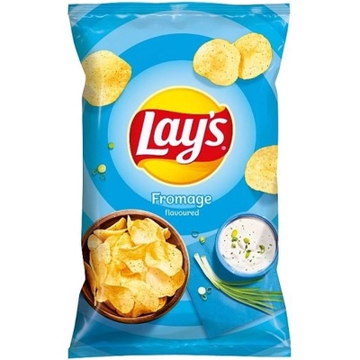 Lay's Smažené bramborové lupínky s příchutí smetanového sýra a bylin 130 g