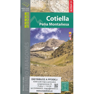 mapa Cotiella-Peňa Montaňesa 1:25 t.