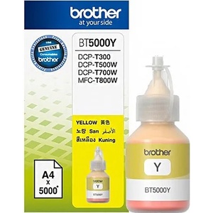 Brother bt-5000 (dcp-t300, dcp-t500w) (5k) ЖЪЛТО ОРИГИНАЛНО МАСТИЛО (bt5000y)