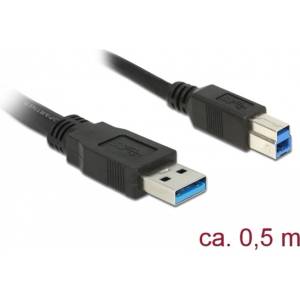 Delock Кабел Delock - 85065 (USB3.0, A-B кабел, мъжки/женски, 0, 5 m) (85065)