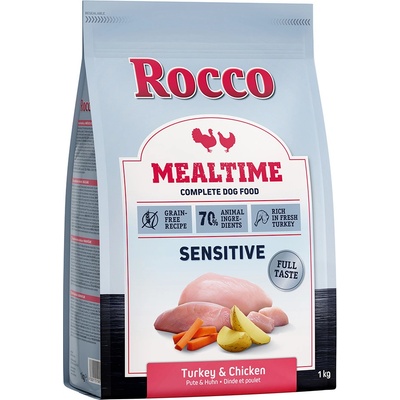 Rocco Mealtime Sensitive krůtí a kuřecí 5 x 1 kg