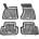 Rezaw-Plast Гумени стелки за Audi A4 B8 (2008-2016) / Audi A5 Sportback (2009 - 2016) - тип леген