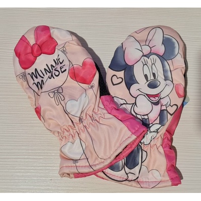Setino Lyžiarske rukavice Minnie bordové