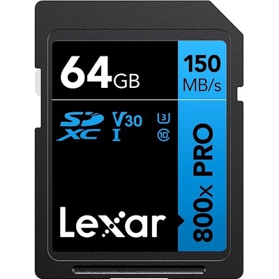 Lexar SDXC Pro 800x 64GB LSD0800P064G-BNNNG