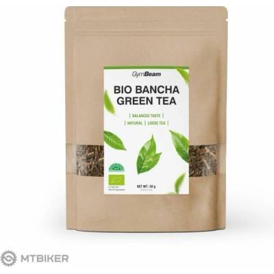 GymBeam Bancha organický zelený čaj 50 g