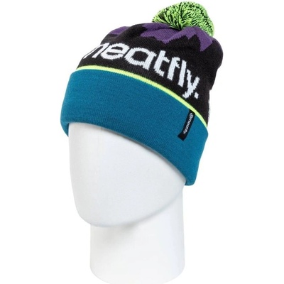 Meatfly Robb beanie Petunia teal blue