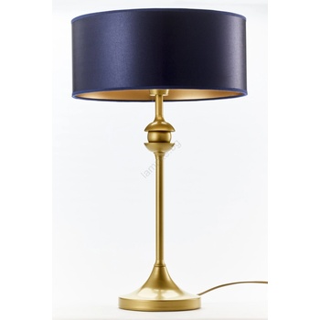 JUPITER 2116 - Настолна лампа KASZMIR 1xE27/15W/230V синя/златна (10702116)