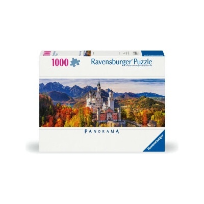 Ravensburger Schloss in Bayern von Schloss Neuschwanstein im Pano 1000 dílků
