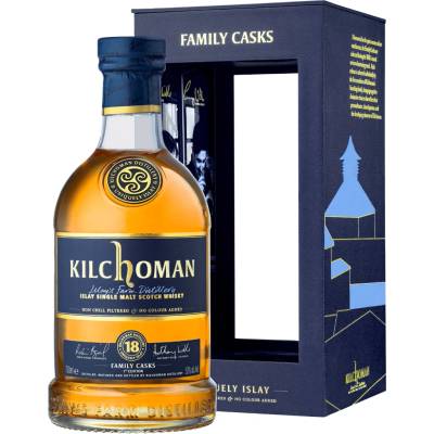 Kilchoman Family Collection 18 ročný 50% 0,7 l (kartón)