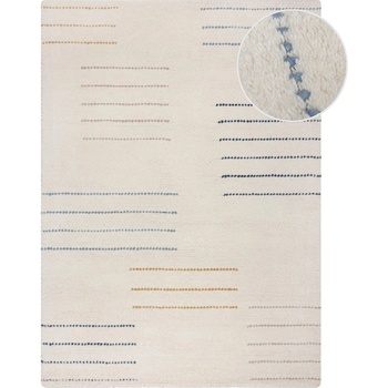 Flair Rugs Кремав ръчно изработен вълнен килим 200x290 cm Dottie Geometric - Flair Rugs (503119376517)