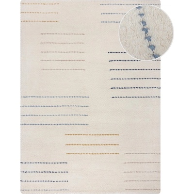 Flair Rugs Кремав ръчно изработен вълнен килим 200x290 cm Dottie Geometric - Flair Rugs (503119376517)