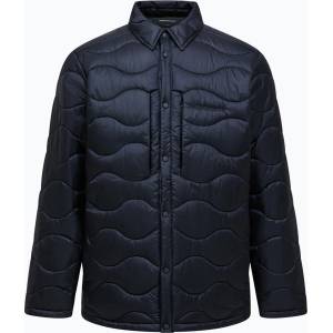 Peak Performance Мъжко пухено яке Peak Performance Helium Synthetic Overshirt Black